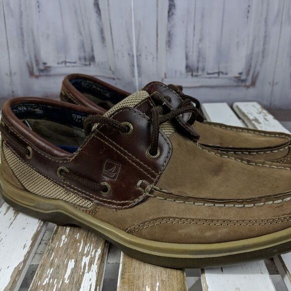 Sperry top-sider leather mens loafers flats boats - Picture 1 of 7